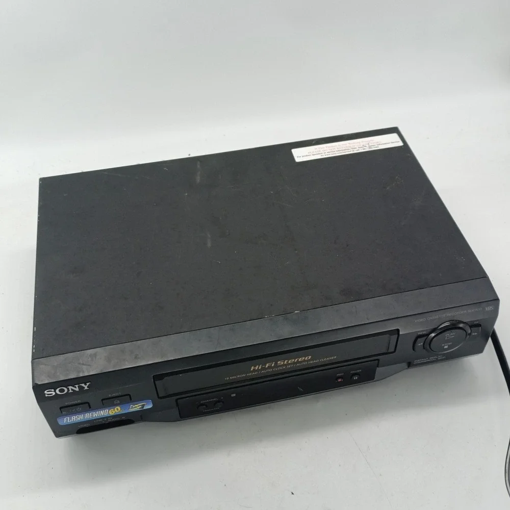 Sony SLV-N51 VHS VCR Hi-Fi Stereo Video Cassette Recorder Black AS IS Repair #4
